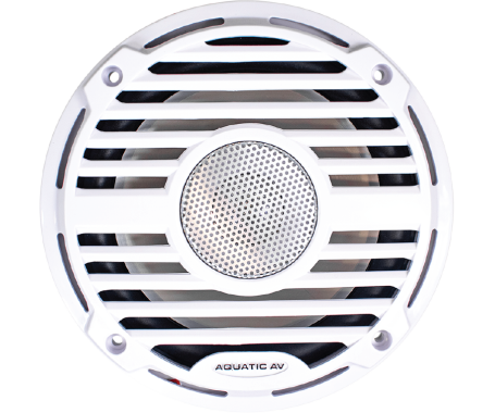 AQUATIC AV - PRO Classic 6.5″ Waterproof RGB Speakers (White)